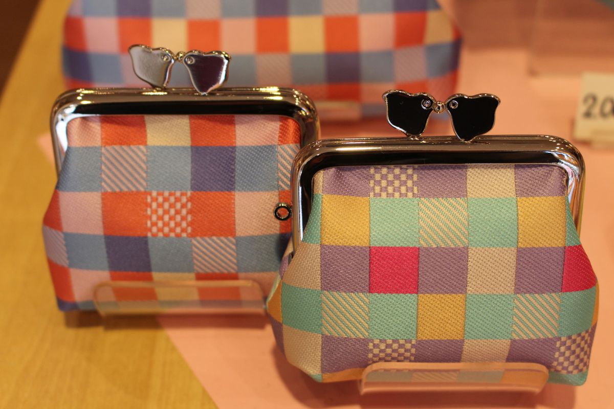 ちどりジャガード　がま口（小）1760円