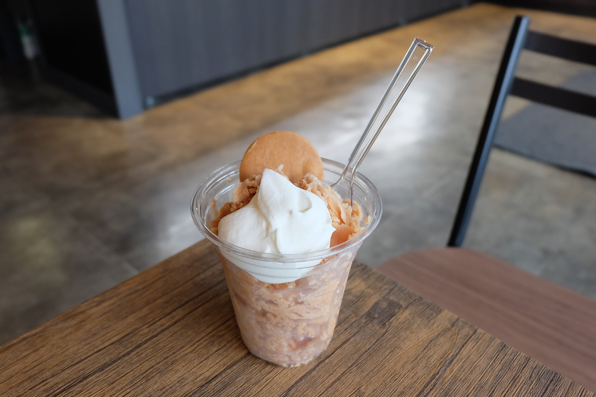 オリジナルかき氷「ミルクティー」500円（税抜）