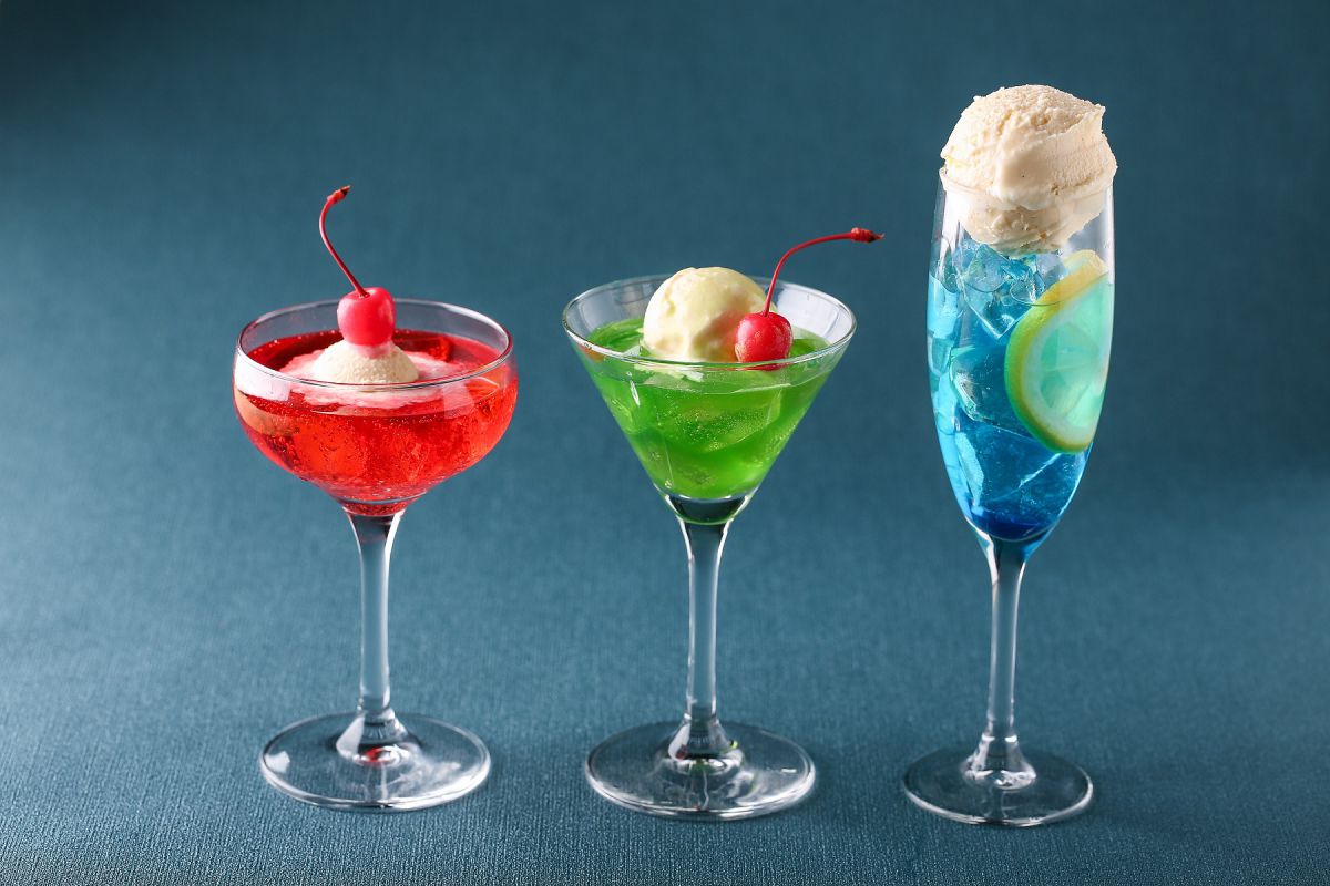 飲み放題ドリンクの一部