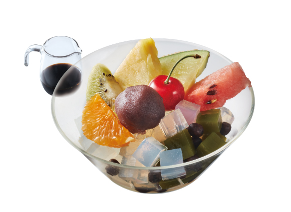 花園万頭「フルーツあんみつ」864円