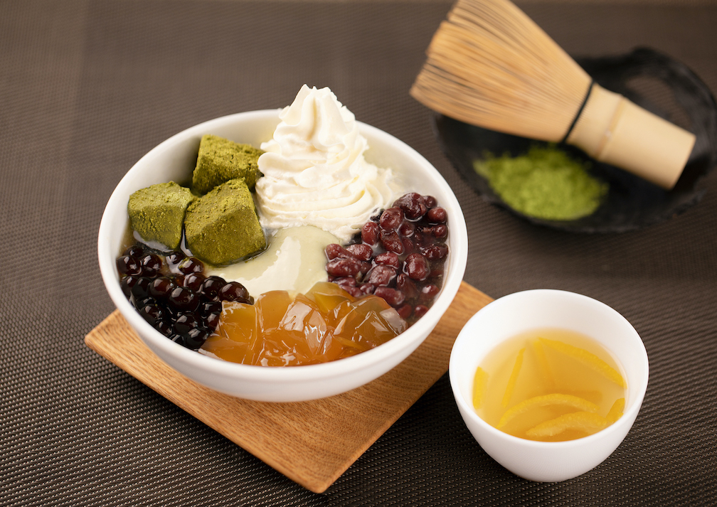 宇治抹茶豆花 850円