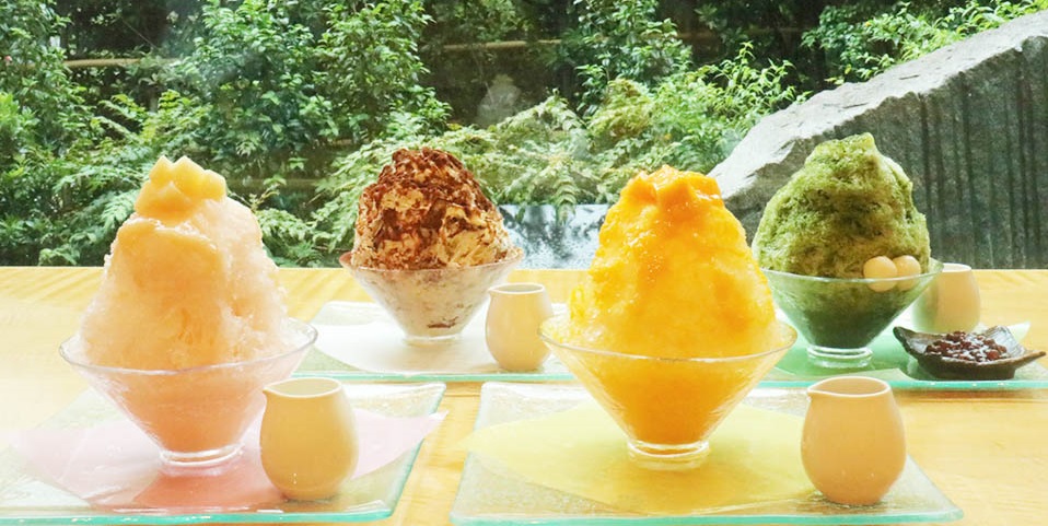 夏の定番!「抹茶」「マンゴー」「ピーチ」「ティラミス」本格フレーバーのホテルかき氷