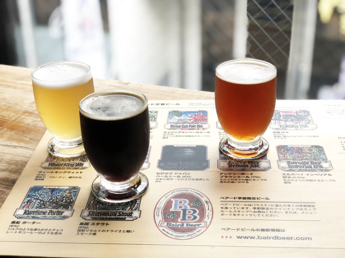 ベアードビール サンプラーセット1100円（税込）