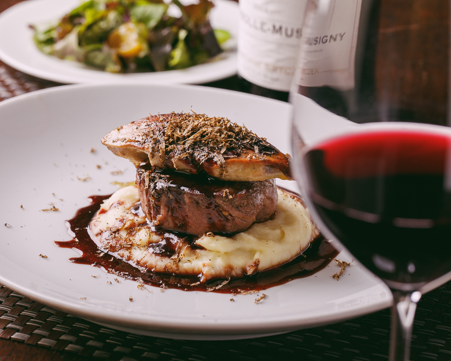 ロッシーニランチ　2750円（税抜）※パン・サラダ・コーヒーまたは紅茶つき