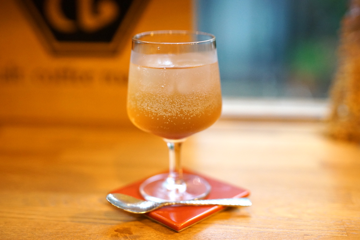 オーガニックコーヒーチェリーフィズ 600円