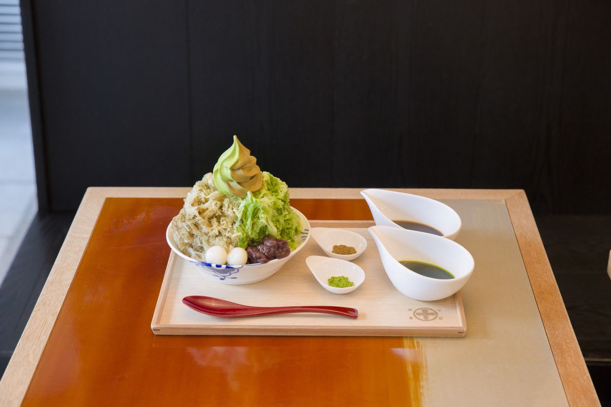 「宇治きん氷」1250円（税抜）／中村藤𠮷本店