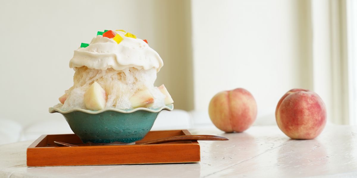 京都で食べた桃づくしのかき氷！“社長のかき氷”が忘れられない