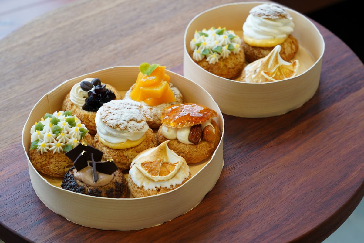 手土産用容器「わっぱ」大・小150円