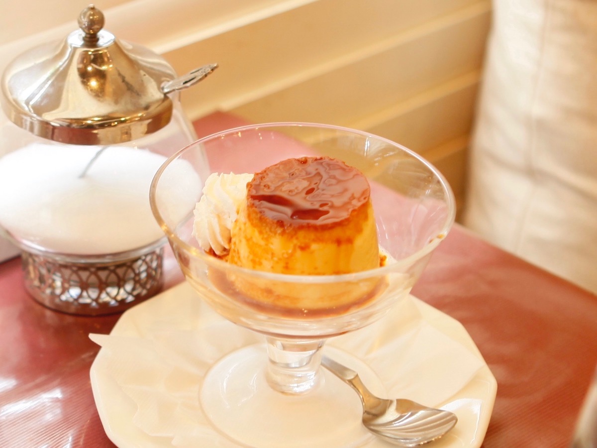 「ドリンクとプリンのセット」630円（税込）