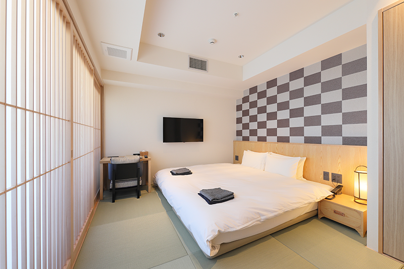 畳を敷いた「King Double」の客室