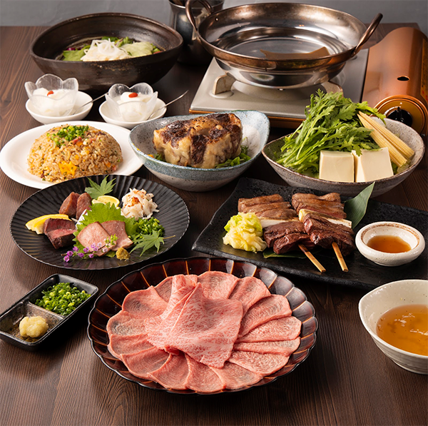 「小滝野」の豪華なディナーコース