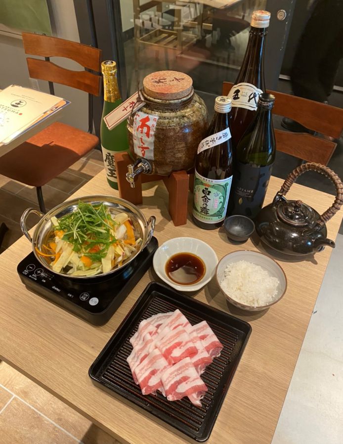 黒豚ミックスしゃぶ鍋1880円