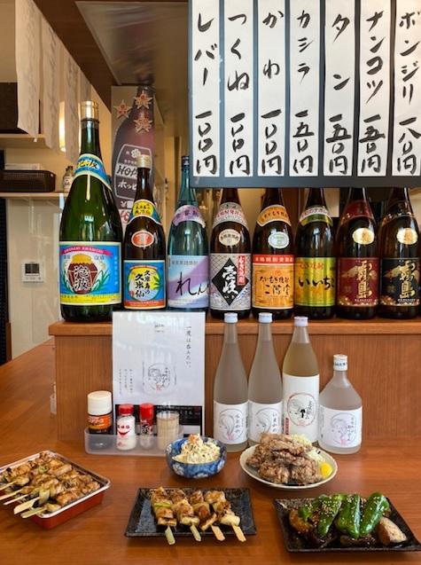 焼き鳥100円～など