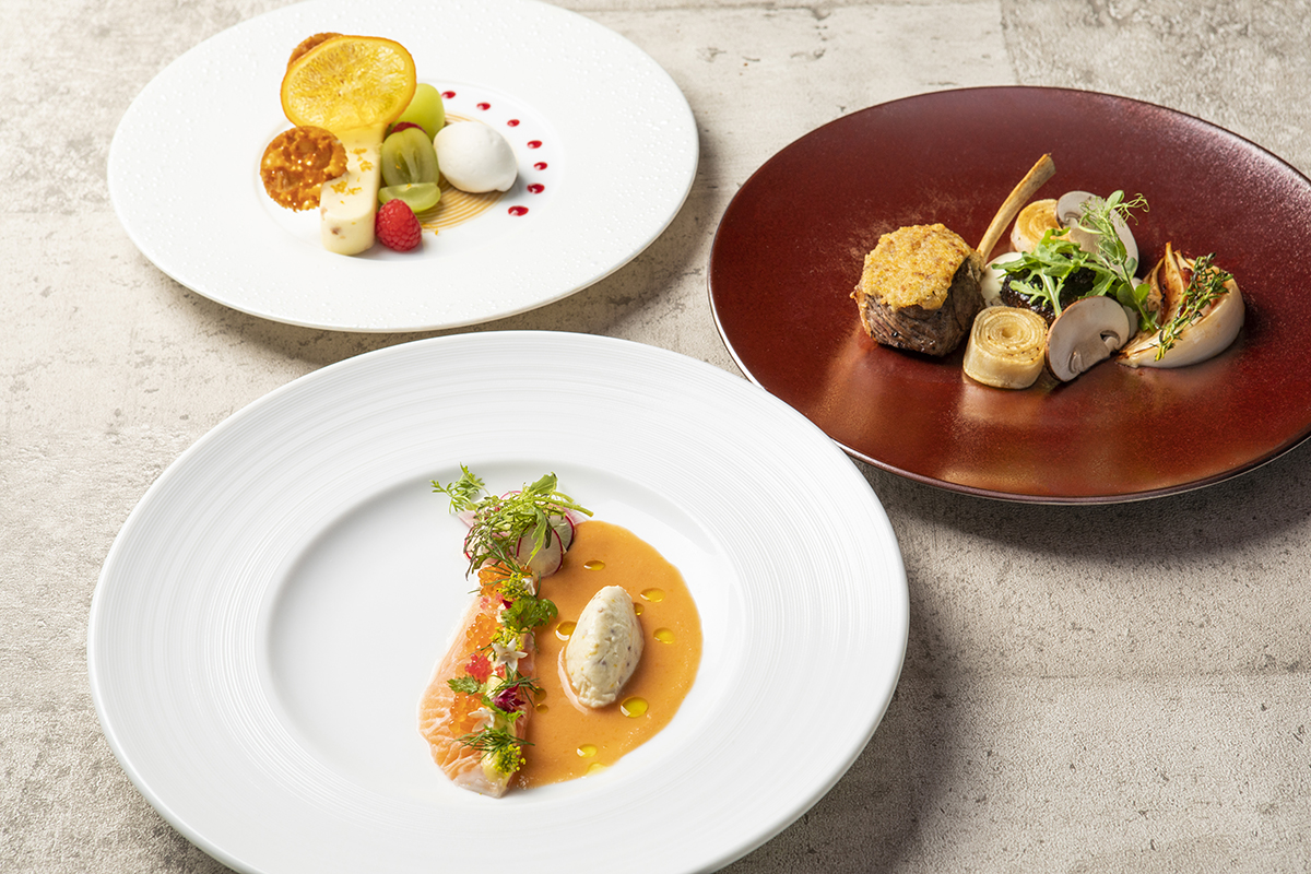 コースの「Taste of Australia」でモダンオーストラリア料理を堪能