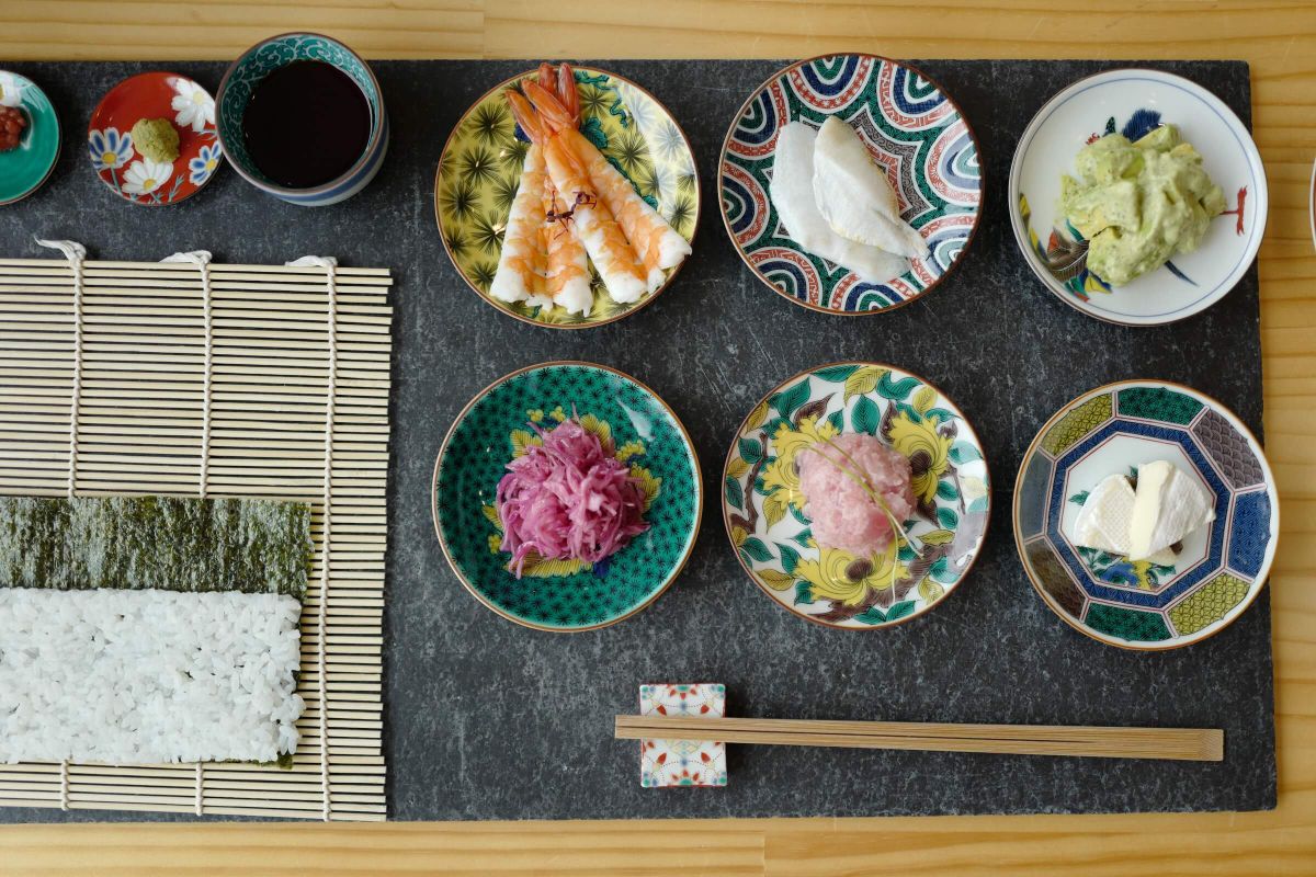 具材6皿と天ぷらのセット1780円（税抜）