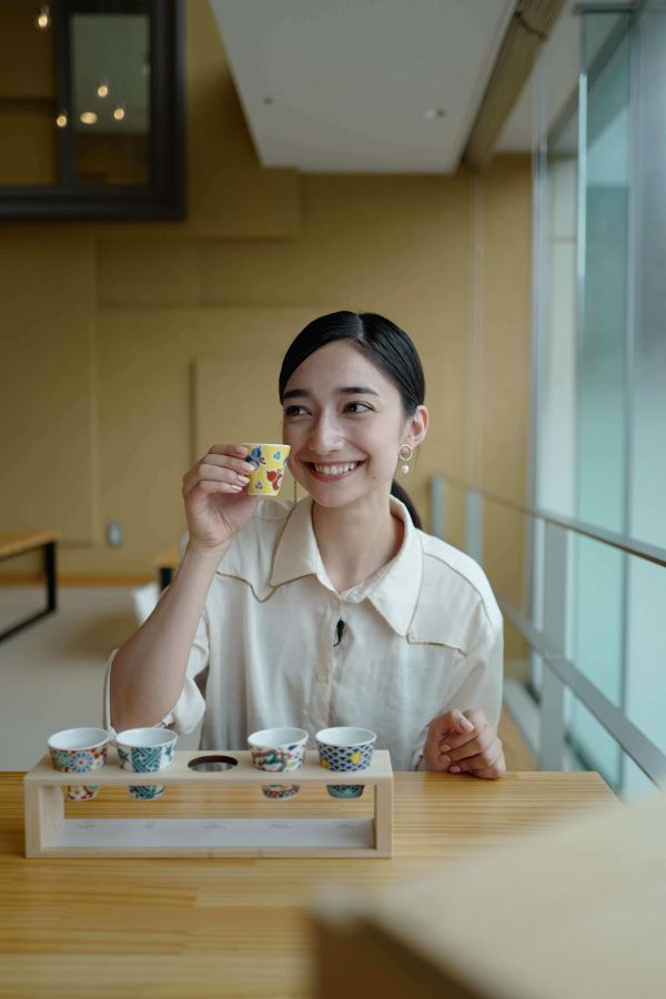 利き茶スタンドセット＋５８０円（税別） 利き酒５種１２００円（税別）