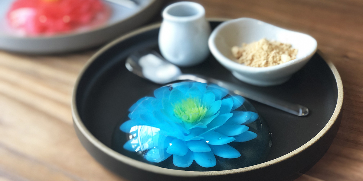 芸術的な美しさ！数量限定の新感覚の和スイーツ「フラワーゼリー」を堪能