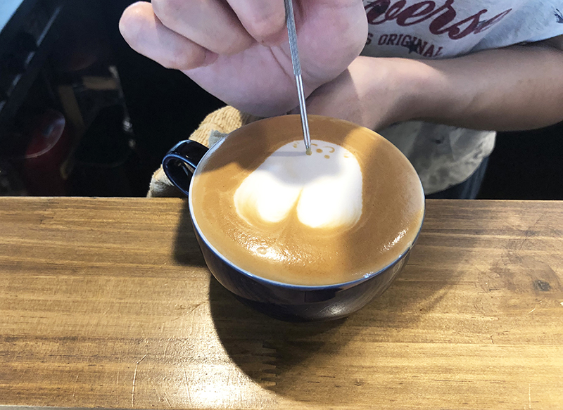 「ラテアート」1杯660（税込）