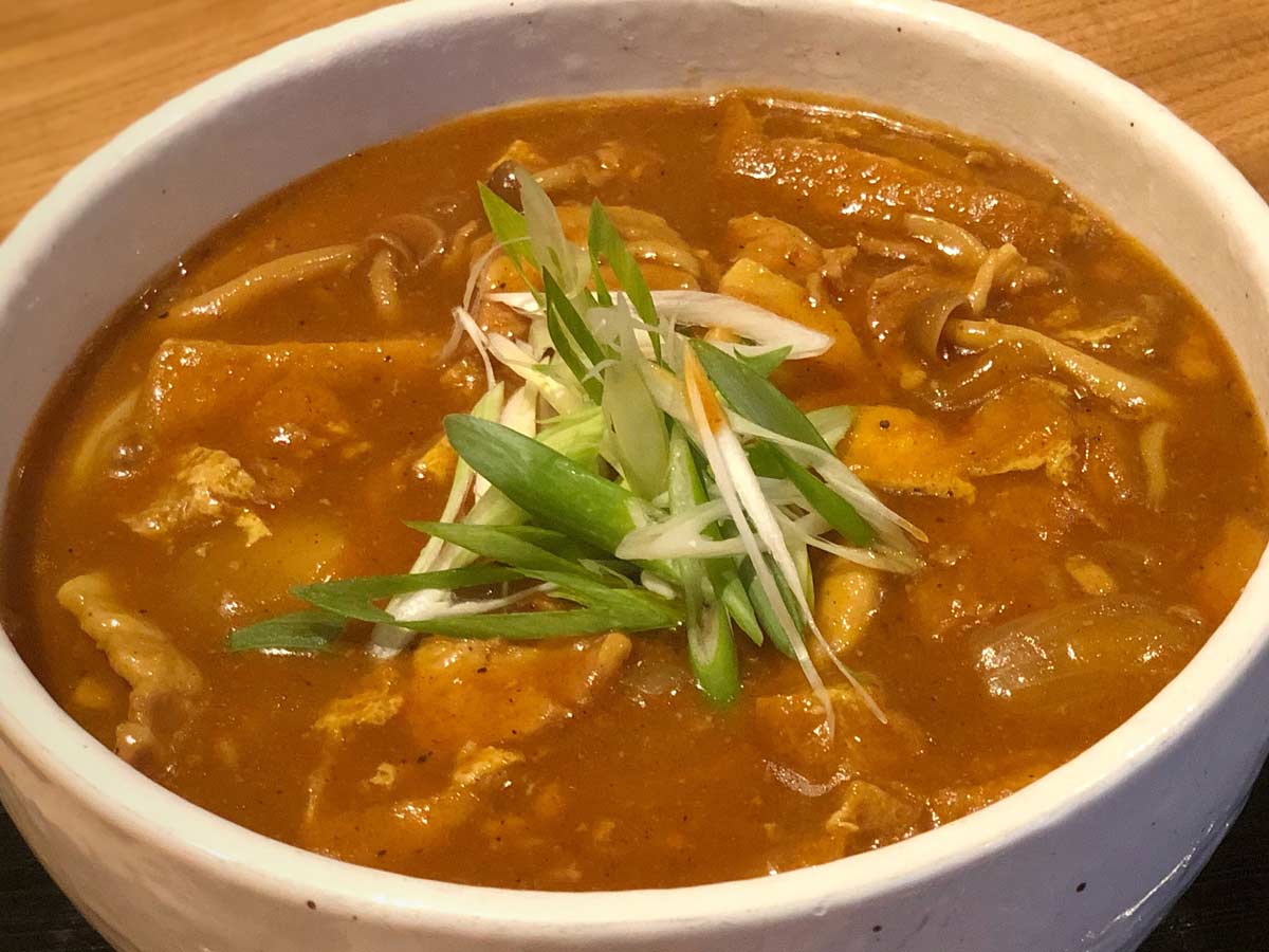 「ひかりカレーうどん」