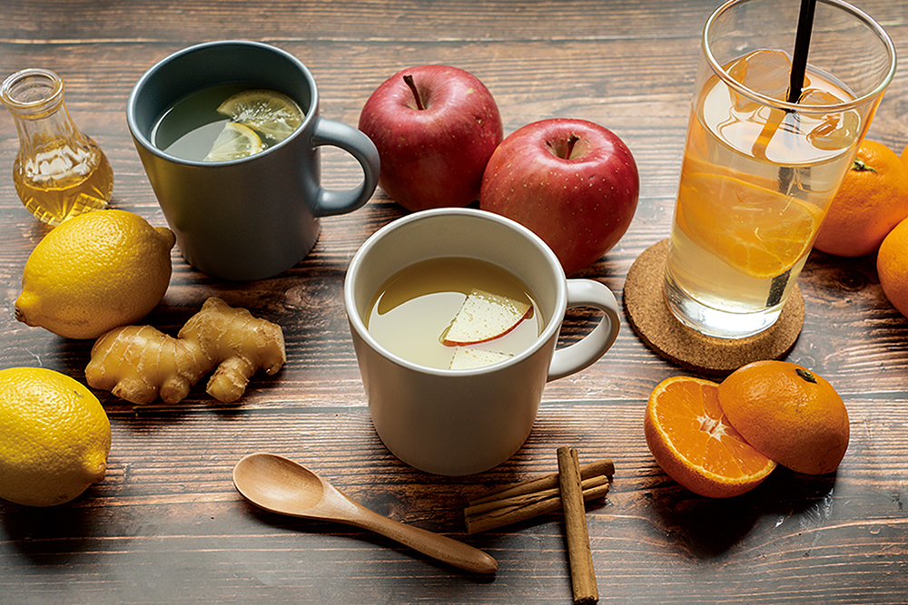季節の果実酢ソーダ520円（写真はイメージ）