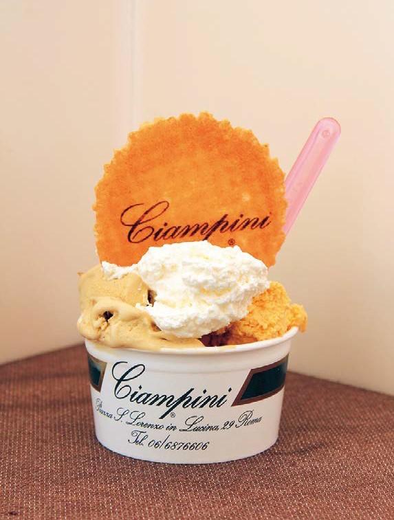 ジェラート（カップ）&euro;2.50～