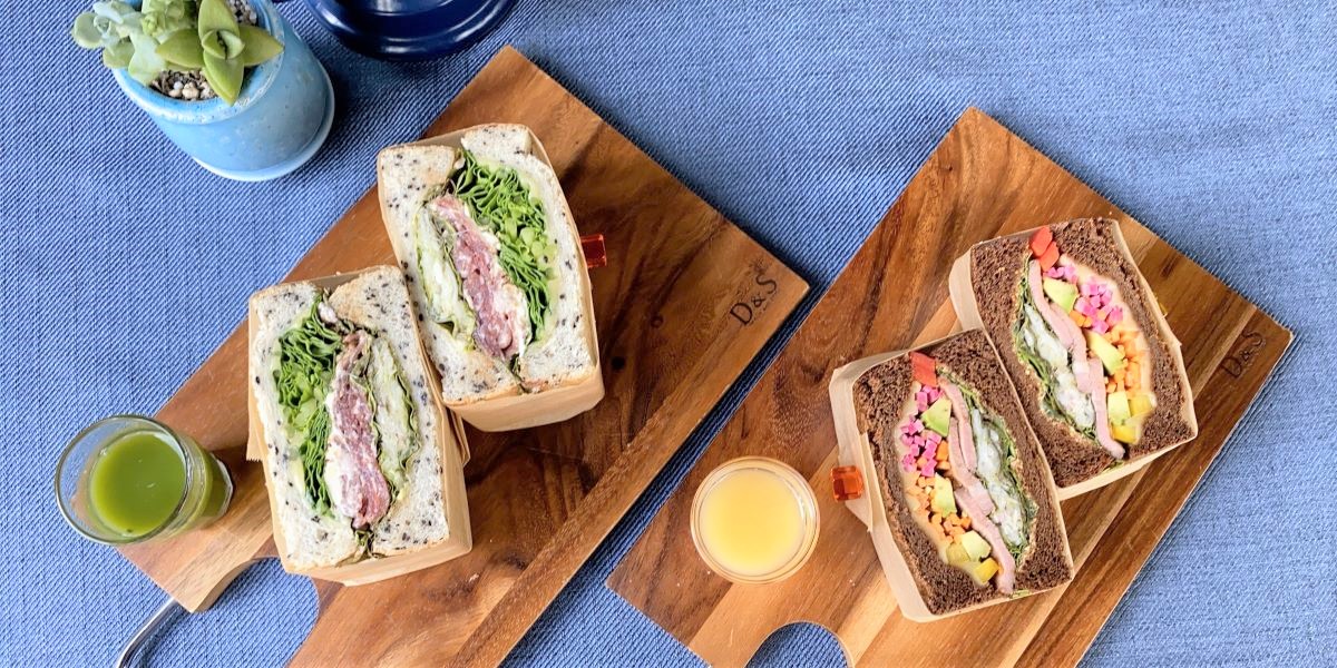 ヘルシーな断面にうっとり！野菜たっぷりなサンドウィッチを召し上がれ