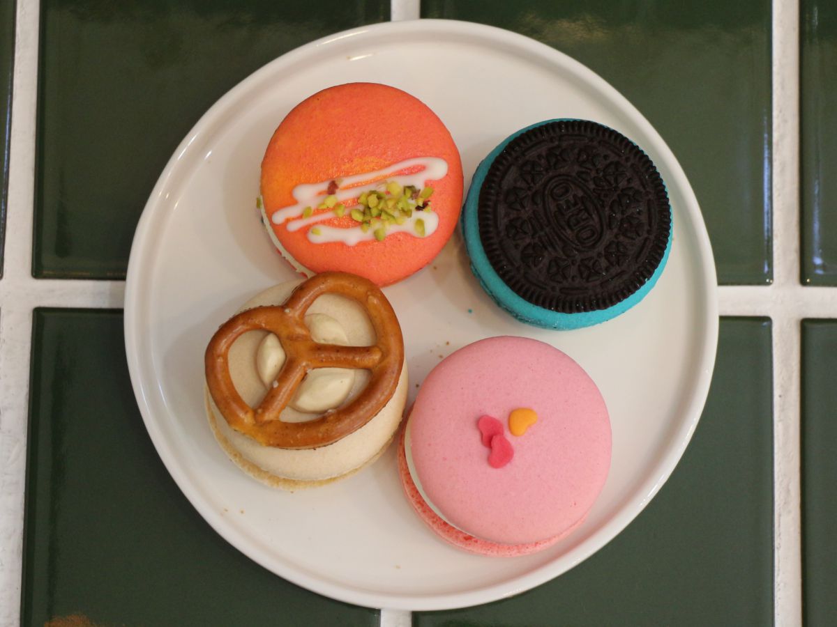 左上から時計回りにオレンジ、オレオ、ミルク、ソルティキャラメル