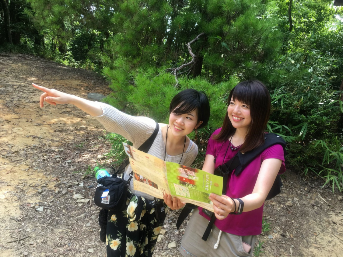 天下分け目の天王山山頂にて 