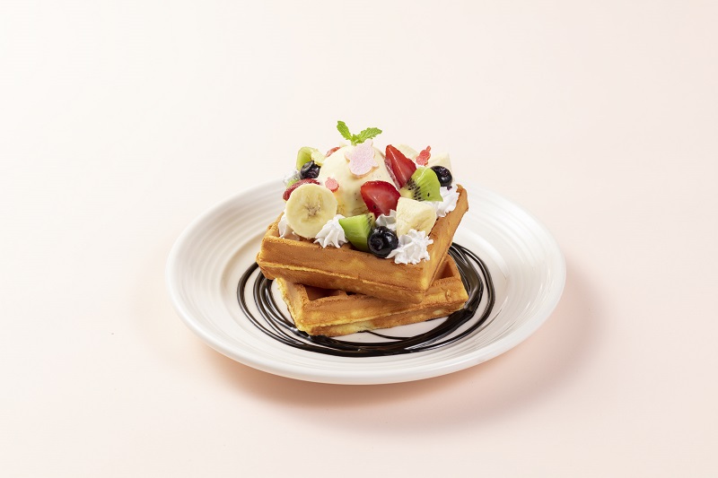 らぼっとワッフルフルーツセット2100円