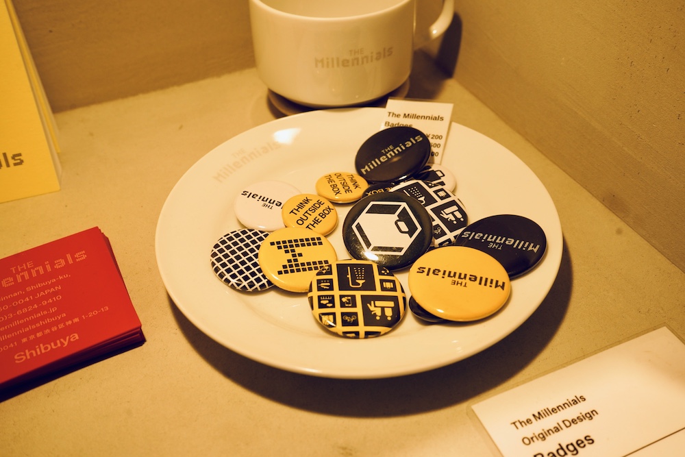 かわいらしいオリジナルバッジ