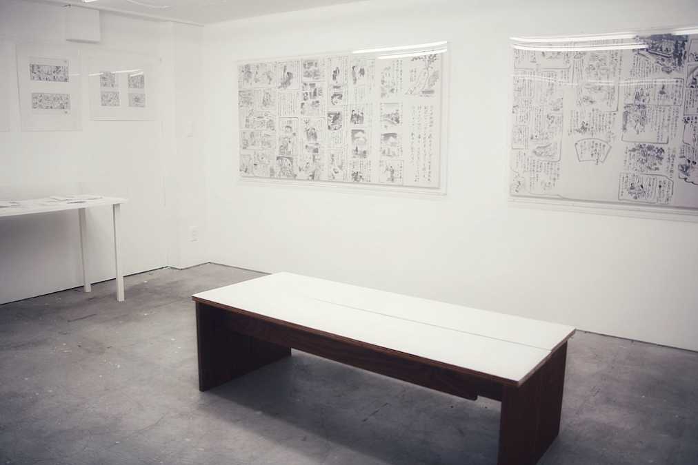 （※写真は取材時に行われていた展示『山口晃　すゞしろ日記』の会場風景）