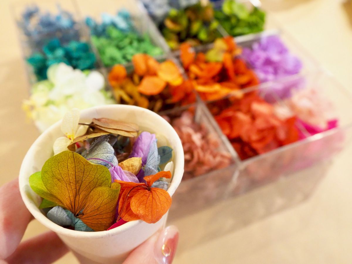 ミニボタニカルキャンドルコース　2個 4300円（税込）