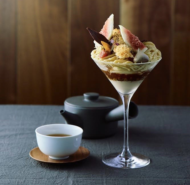 PARFAITERIA ERUTAN #2 栗と焙じ茶のパフェ 1800円 11月30日(月)までの14時30分〜17時