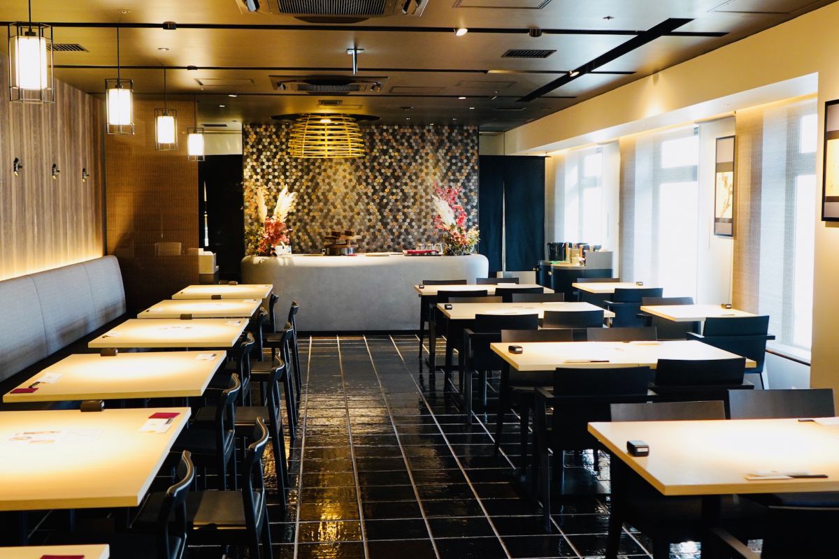 70席、個室もあり。レストランでは10月に始まったGoToトラベル「地域共通クーポン」も使用可能