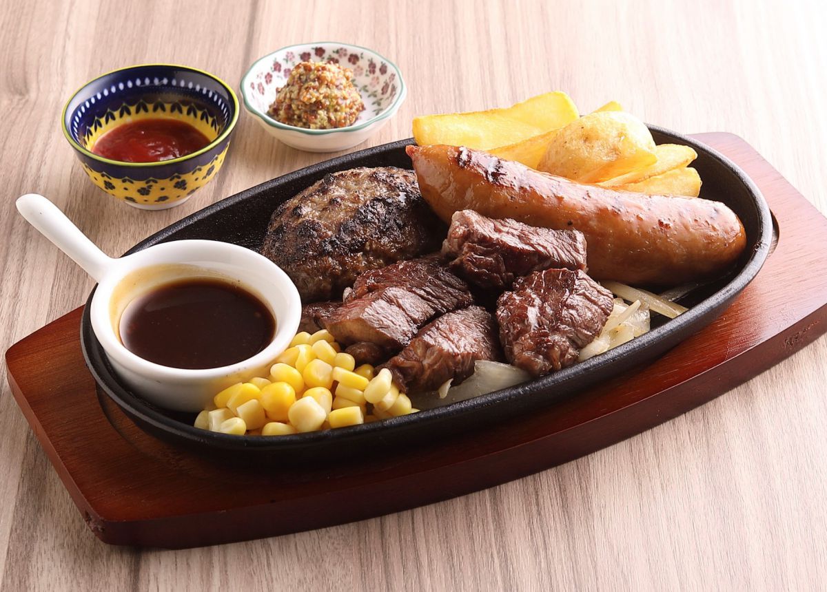 ゴロゴロハラミステーキミートコンボ1150円