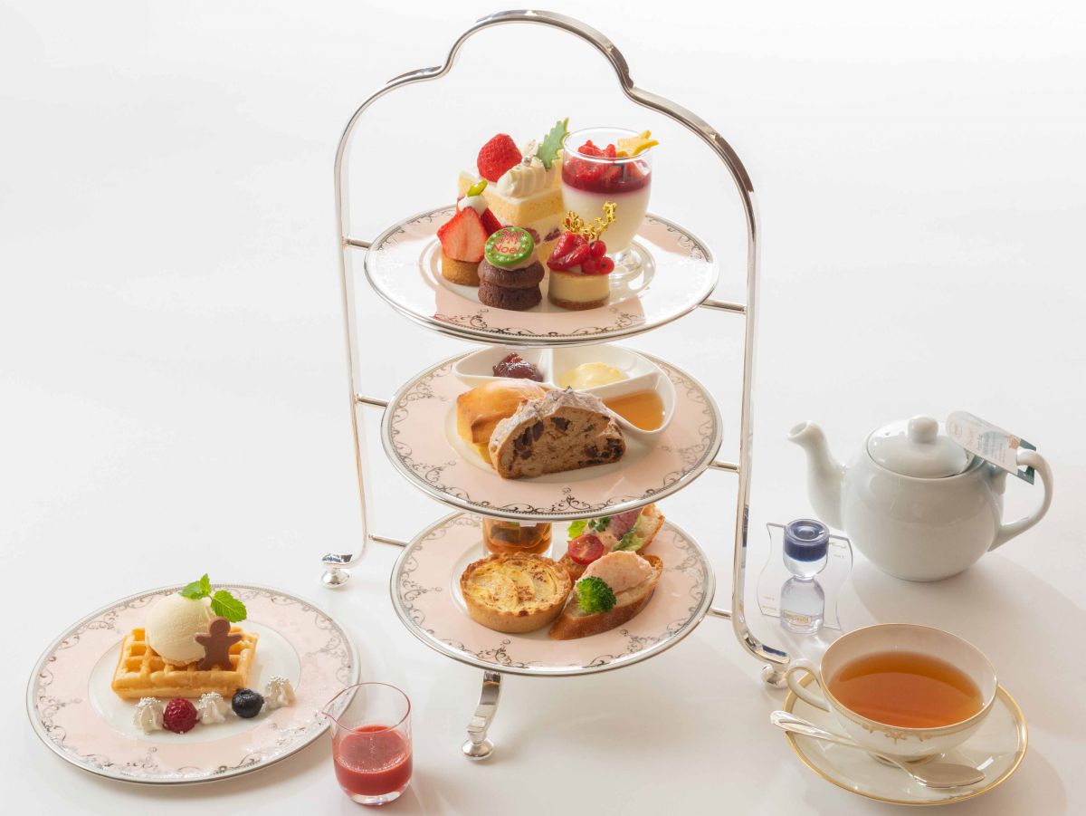 「季節のスイーツにこだわったアフタヌーンティーセット」※１名様分