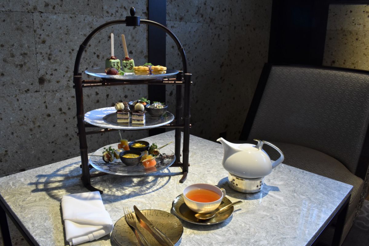 写真は10月限定の「ハロウィンアフタヌーンティー」