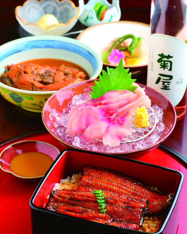 鰻御膳5000円（全7品付き）