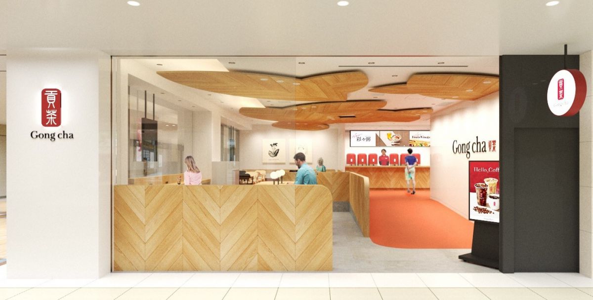 アジアンカフェ「ゴンチャ」がJR東京駅構内「グランルーフ フロント」に11月26日オープン