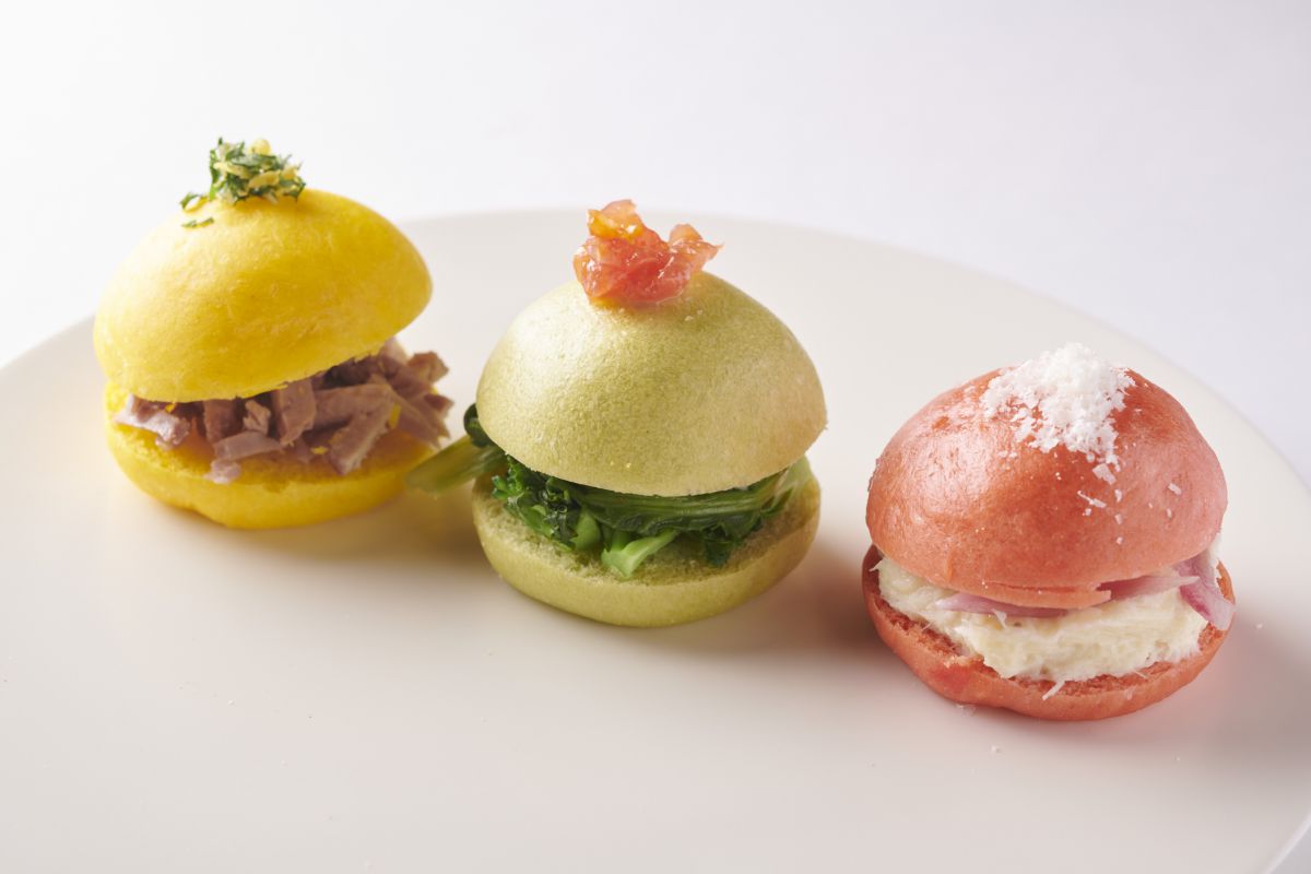 伝統的なイタリアの蒸しパン 3種の味わい 1200円