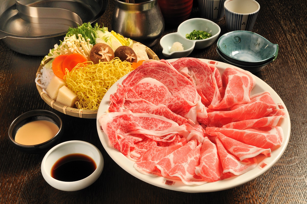 食事処 楽天の「箱根山麓豚の温泉湯くぐり」1980円(税込）