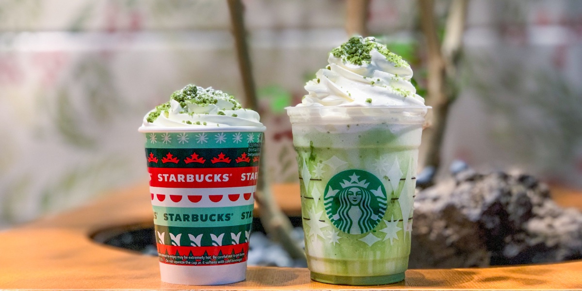 【スタバ新作情報】『抹茶×抹茶 ホワイト チョコレート フラペチーノ』が11月25日より発売