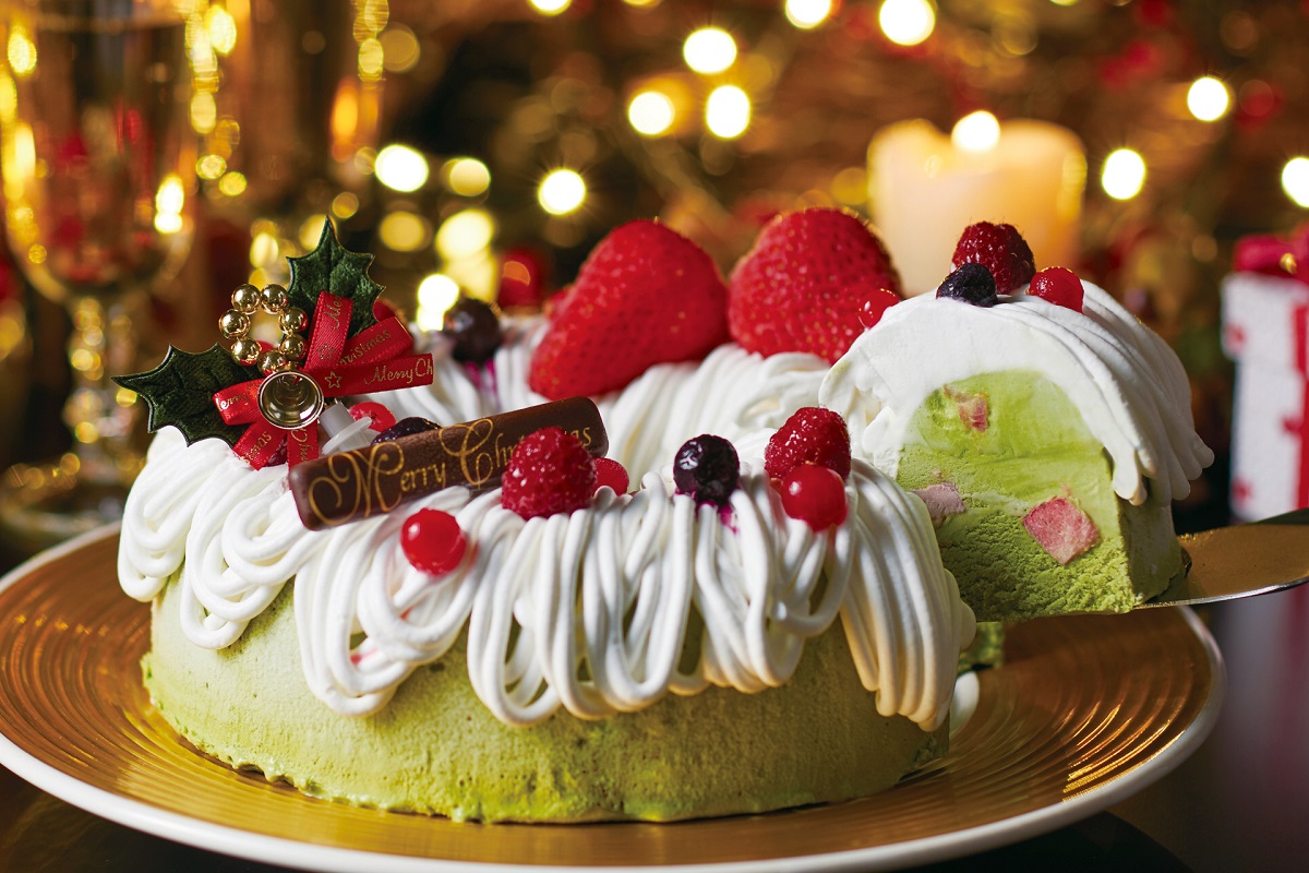 【伊藤久右衛門】「いちご抹茶アイスケーキ プレミアム」直径約18×高さ6cm ドーナツ型 4999円　※配送料込み　