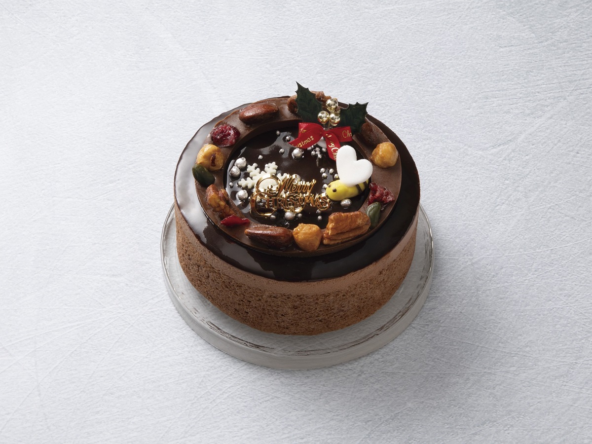 【エキュート】パティスリーQBG「ショコラミエル」直径約12㎝　3600円[限定50台]※アルコール不使用