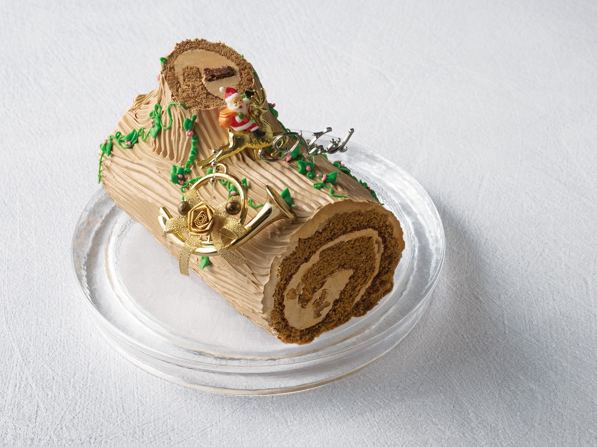 【エキュート】キャトルキャール「ビュッシュ・カフェ・ノワ」長さ16㎝　4104円　※アルコール不使用［限定40台］※予約限定、配送限定