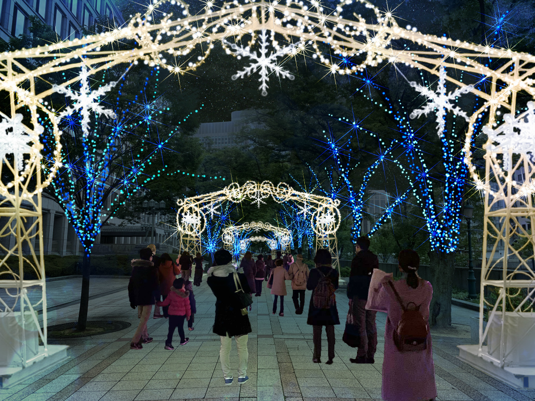 中之島イルミネーションストリート ※イメージ