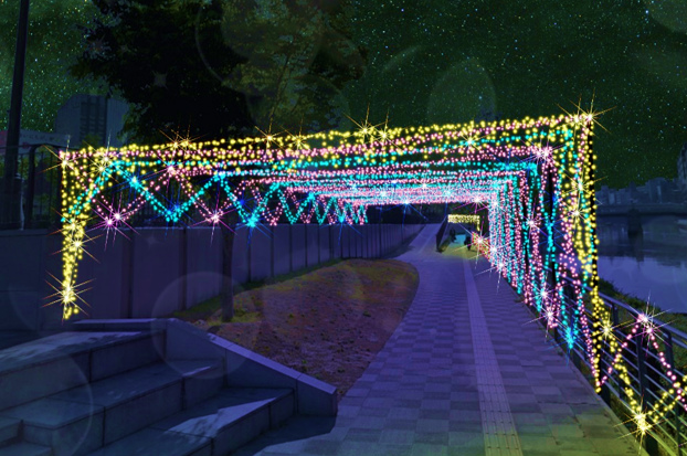 中之島リバーサイドイルミネーション  ※イメージ