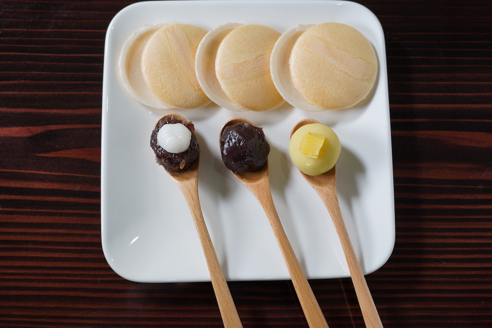 最中3種盛り 700円