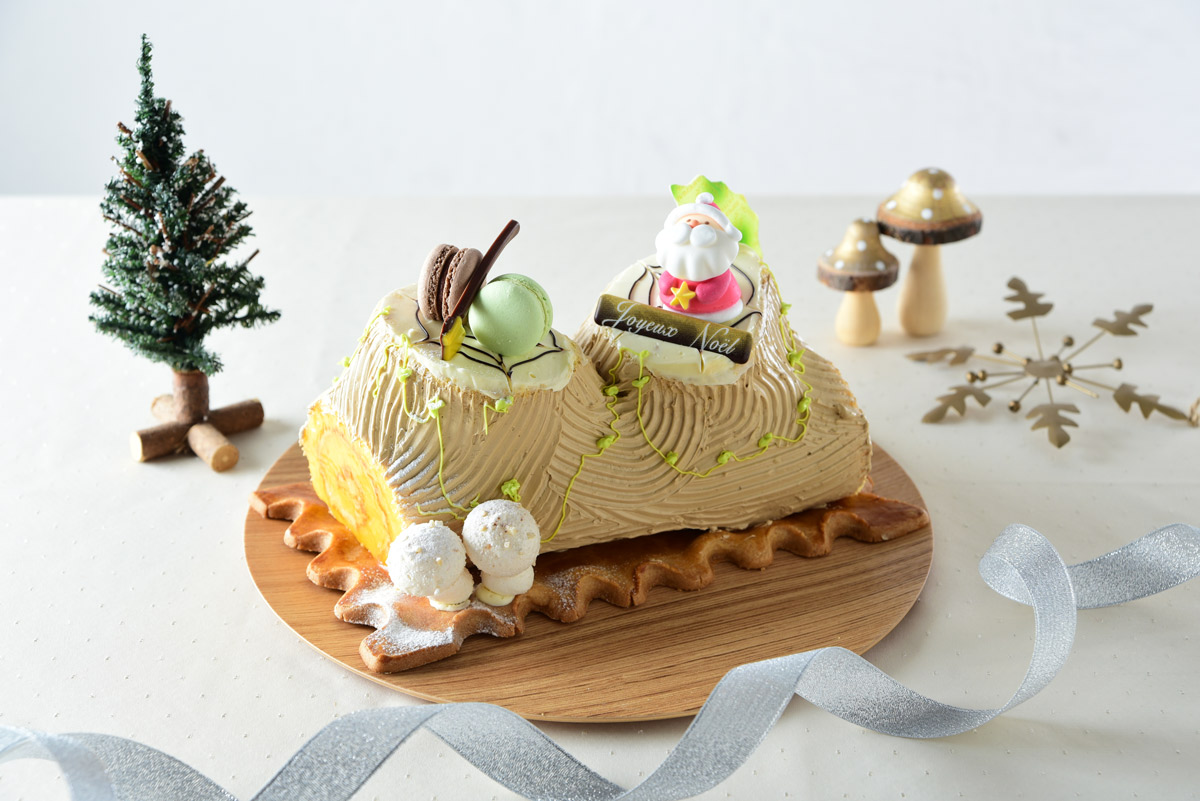 【帝国ホテル】「ブッシュ・ド・ノエル」5700円、26cm(8~10名様用)
