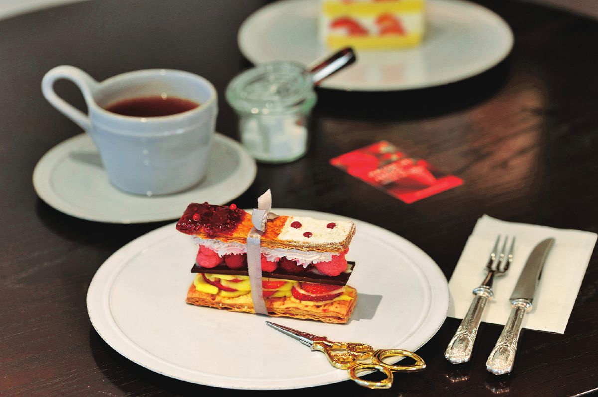 苺のミルフィーユ670円